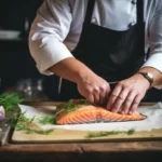 How does Gordon Ramsay bake salmon