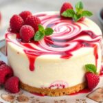 Raspberry Swirl Cheesecake