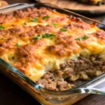 Loaded Potato & Meatloaf Casserole